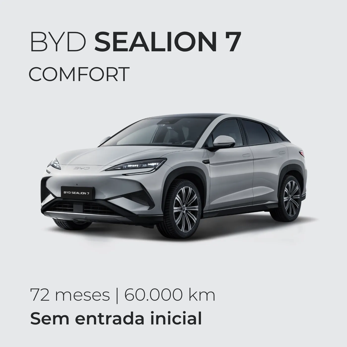 BYD SEALION 7 renting 72 meses | 60 000km sem entrada inicial