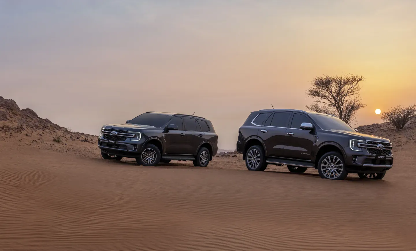 2 4x4 Ford Everest dans les dunes