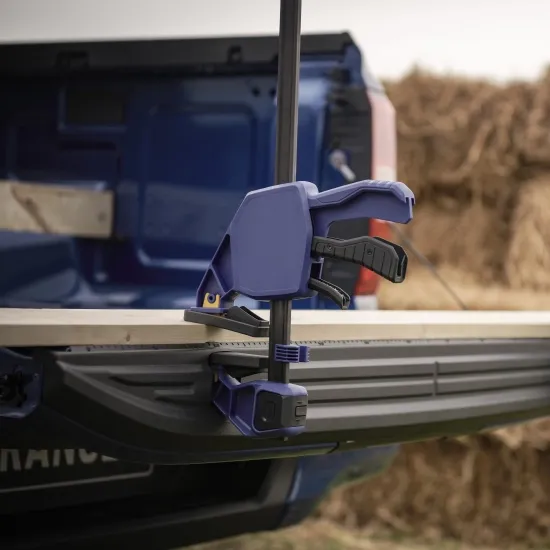 Ford Ranger with a feature of the clamps that can be fitted at the rear