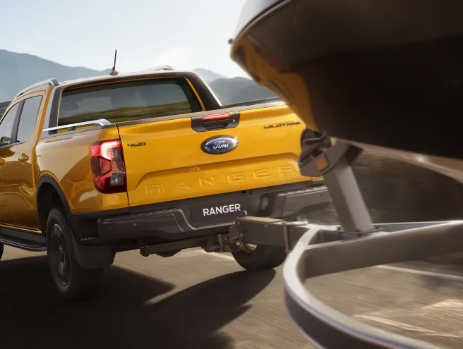 Ford Ranger Towing a boat