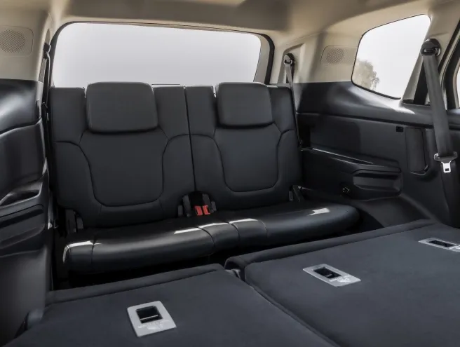 Ford Everest rear seats