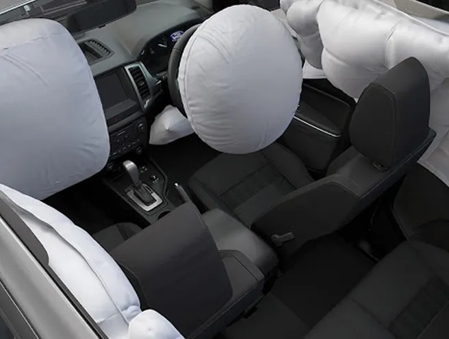 Ford Ranger interior airbags