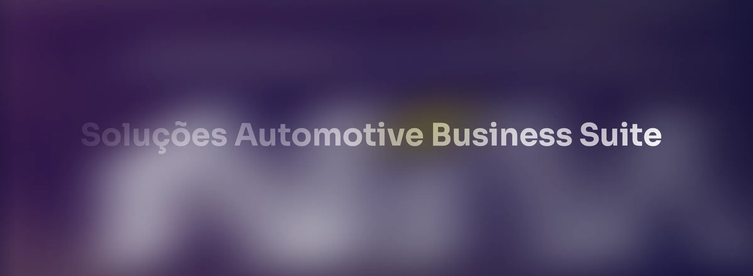 Soluções Automotive Business Suit